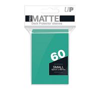 Ultra-Pro Deck Protector, 60 PRO-Matte Aqua Small Size Sleeves, Japanese Size