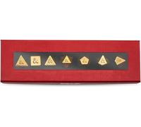 Ultra PRO - 50th Anniversary Heavy Metal 7 RPG Dice Set for Dungeons & Dragons,