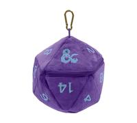 Ultra Pro - Dungeons & Dragons - D20 Plush Dice Bag - Phandelver Campaign - Royal Purple and Sky Blue