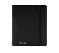 Ultra Pro E-15376 Eclipse 4 Pocket Pro Binder-Jet Black
