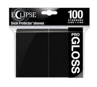 Eclipse PRO Gloss Standard Card Sleeves: Jet Black (100)