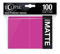 Eclipse Matte Standard Card Sleeves: Hot Pink (100)
