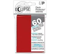 Ultra Pro- Eclipse Small PRO Matte (60 Pezzi), Colore Rosso Mela, 85830
