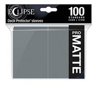 Eclipse Matte Standard Card Sleeves: Smoke Grey (100)