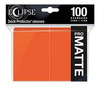 Ultra Pro - Eclipse Standard Matte Maniche 100 Pack - Zucca Arancione