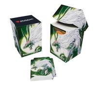 Ultra Pro - Final Fantasy x Universes Beyond Summon Fenrir 100+ Deck Box for Magic: The Gathering | Trading Card Accessories, Collectible Card Game Gear, Fantasy Gaming Supplies