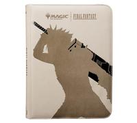 Ultra PRO - Final Fantasy x Universes Beyond Cloud, Ex-SOLDIER - Raccoglitore professionale con cerniera a 9 tasche per Magic: The Gathering | Album da collezione di carte TCG, raccoglitore MTG