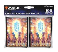 Ultra PRO - Final Fantasy x Universes Beyond Crystal's Chosen 100ct Deck Protector Sleeves for Magic: The Gathering | Accessori per carte collezionabili, attrezzatura da gioco di carte collezionabili