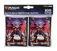 Ultra PRO - Final Fantasy x Universes Beyond Summon Bahamut 100ct Deck Protector Sleeves for Magic: The Gathering | Accessori per carte collezionabili, attrezzatura da gioco di carte collezionabili