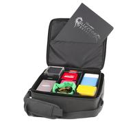Ultra Pro Gaming Case with Black Trim, Custodia da Gioco Deluxe con Finiture Nere Unisex Adulto, Nero, 32.5cm x 29cm x 11.5cm