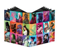 Ultra PRO - Magic: The Gathering Commander Masters - Raccoglitore professionale a 4 tasche con esclusiva copertina Pop Art Collage - Contiene 160 carte di dimensioni standard in modo sicuro e sicuro,
