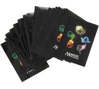 Ultra Pro Magic The Gathering MTG "Simbolo Mana 4" Su Maniche Di Carta Nere 80ct