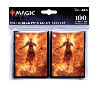 Ultra PRO - March of The Machine 100ct Deck Protector Sleeves ft. Chandra, Hope’s Beacon for Magic: The Gathering, Protect & Store Collectible Trading Cards & Gaming Cards, Prevent Card Damage
