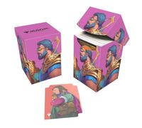 Ultra Pro - Modern Horizons 3 Satya, Aetherflux Genius 100+ Deck Box® for Magic: The Gathering, Standard Size Organizer Doppia manica Protezione per carte Coperchio autobloccante Deck Box