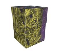 Ultra Pro - MTG Duskmourn 100+ Deck Box Ft. Valgavoth, Mangiatore di terrore per la magia: il raduno, proteggere e conservare fino a 100+ carte standard doppie maniche per MTG, coperchio sicuro,
