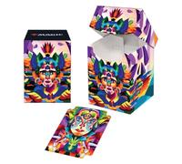 Ultra Pro - MTG The Lost Caverns of Ixalan 100+ Card Deck Box, Huatli, Poeta dell'Unità per la Magia: The Gathering, Protect & Store Commander MTG Decks, Archiviazione di carte collezionabili