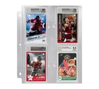 Ultra PRO - Pagina a 4 Tasche per Lastre Beckett Graduate da 1 Ct. - Proteggi Le tue Carte da Gioco, Sportive e da Collezione in Perfette Condizioni