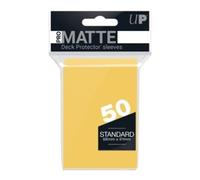 Ultra Pro - Pellicola protettiva opaca per carte, Colore Giallo (Yellow), 66X91 mm, 12906