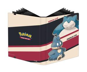 Ultra PRO,Pokémon Snorlax & Munchlax (9 Pocket PRO Binder), carte da gioco e tasche di caricamento laterali, proteggi e conserva fino a 360 carte da collezione di dimensioni standard