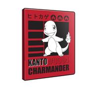 Ultra PRO - Portfolio Charmander a 4 tasche per Pokémon | Raccoglitore di carte Pokémon, organizer per carte collezionabili, porta carte collezionabili, custodia per carte, regalo da collezione