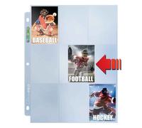 ULTRA PRO Premium Side Load 9 Pocket 100 Pages CLEAR - Pagine 9 tasche