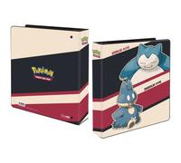 Ultra PRO - Raccoglitore per album Pokémon Snorlax e Munchlax da 5,1 cm, raccoglitore a 3 anelli, perfetto per proteggere grandi collezioni di carte da collezione, carte collezionabili e carte da