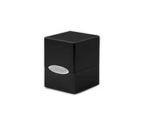 Ultra Pro- Satin Cube Box cubo Satinato-Jet Black, Tinta Unita, Colore Nero Corvino, E-15585