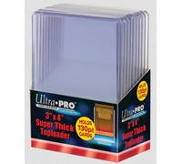 Ultra Pro - Scatola portaoggetti per carte - 10 x Super Thick 130pt - 3" x 4" - PVC - Trasparente