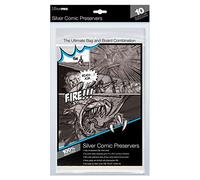 Ultra PRO Silver Age Comic Preserver 7.25" x 10.5" (10 ct.) - Ultra-Clear Material Makes Your Comic's Color Pop More Vibrantly While Protecting It from Harm
