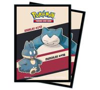 Ultra Pro Snorlax & Munchlax - Protezioni per mazze da 65 ct per Pokemon, proteggi le tue carte con la tecnologia ChromaFusion e preparati sempre per combattere contro amici e nemici