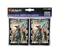 Ultra PRO - Tarkir Dragonstorm Eshki, Temur's Roar (Temur Roar Commander Deck) 100ct Deck Protector Sleeves for Magic: The Gathering | Accessori per la raccolta magica Protezione MTG Card Protection
