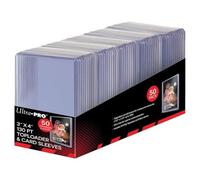 Ultra Pro Toploader super spesso, 7,6 x 10,2 cm, 130 pt, con buste spesse per carte (50 ct.)