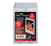 Ultra Pro ULP15246-UV One-Touch-UV 75pt Card Holder - 5 Piece