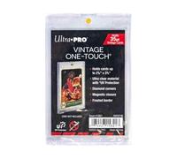 (5-Pack) Ultra PRO 35pt Vintage One Touch Magnetico UV Scheda Porta 2 5/8 x 3