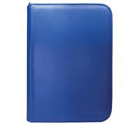 Ultra PRO - Vivid 4 tasche con cerniera PRO-Binder: (blu) protegge fino a 160 carte collezionabili, carte sportive o carte da gioco preziose, massima protezione della carta
