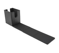 Ultra Pro - Vivid Alcove Flip Card Deck Box (Black) - Stores & Protects Up To 10