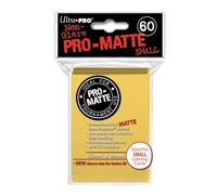 Ultra-Pro- Yu-Gi-Oh 53040 Bustine Small PRO Matte, Giallo, 60 Pezzi, Colore Yellow, 84268