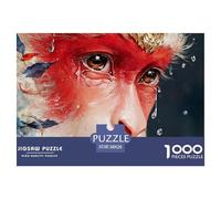 Ultra-realistic Portrait of Sun Wukong 1000 Pezzi Cartone Robusto Puzzle Cute Mythical Creature Immagini Vibranti Gioco Per Famiglie Puzzle Decorazioni Per La Casa 38x26cm/1000pcs