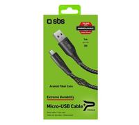 Ultra resistant Micro USB cable with Kev