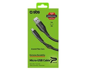 Ultra resistant Micro USB cable with Kev