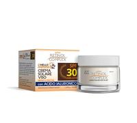 Ultra Retinol Complex Hello Summer Crema Solare Viso SPF 30 Protezione Media con Acido Jaluronico e Moringa, Idratante Anti-Age, 50ml