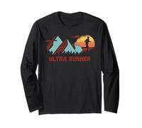 Ultra Runner Vintage Retro Runners Marathon Marathon Running Maglia a Manica