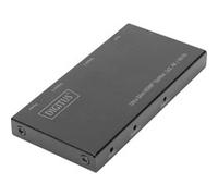 Digitus Splitter Ultra Sottile 2x HDMI 4K Nero