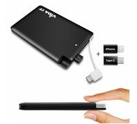 Ultra Slim Power Bank USB Caricatore Portatile Carica Batteria Per Smartphone