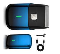 Ultra sottile Foil Rasoio USB Ricaricabile Portatile Lame Singole Design per Teste Calve & Viaggi di Affari Uomini di Viaggio Rasoio Elettrico Ricarica USB