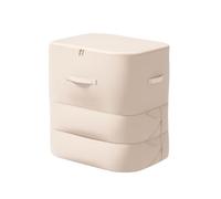 Ultra Space Saving Self Compression Organizer, Goramblessip Compression Organizer, Heavy Duty Moving Bags, for Comforters Blankets Bedding (Beige,X-Large)