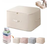Ultra Space Saving Self Compression Organizer,Self Compression Bag,Self Compression Packing Cubes,Expandable Packing Organizers, Heavy Duty Moving Bags, Storage Tote for Space Saving (Beige,XL)