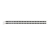 Ultra-Strips, 12V 15 Led 2x50 cm Bianco Strisce adesive con Hyper-Led per luce