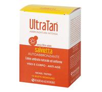 FARMADERBE Ultra tan - 10 salviette autoabbronzanti per viso e corpo monouso