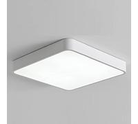 Ultra-Thin LED Chandelier Super Bright Square Ceiling Flush Pendant Light for Bedroom Living Room Kitchen Hallway Balcony Stairwell (Color White, Size : 60cm)